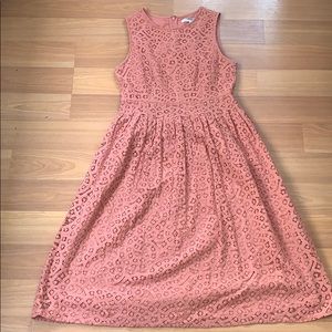 Forever 21 rose lace dress size small